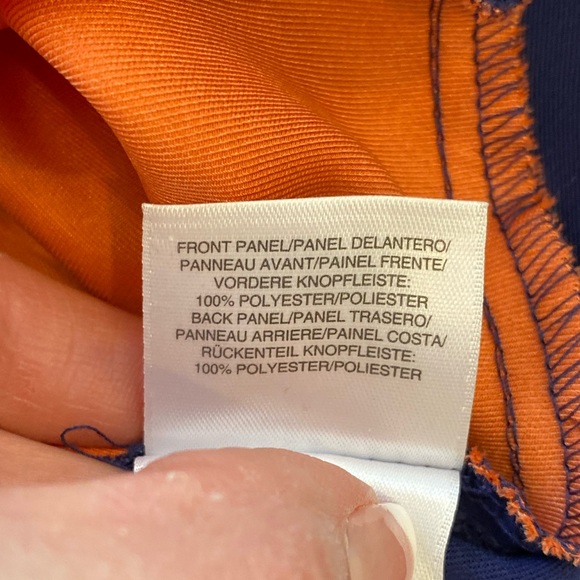 Rachel Roy Womens Navy Orange White Handkerchief Sleeveless Dress / Size S - Picture 10 of 14